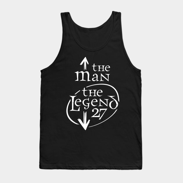 The Man And The Legend Tank Top by TShirtWaffle1